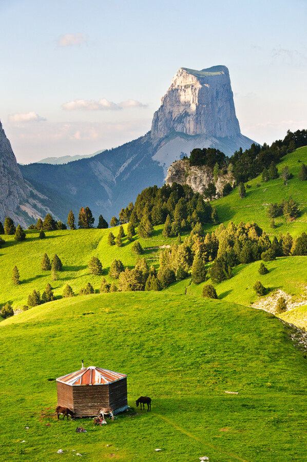 le mont aiguille et chaumailloux