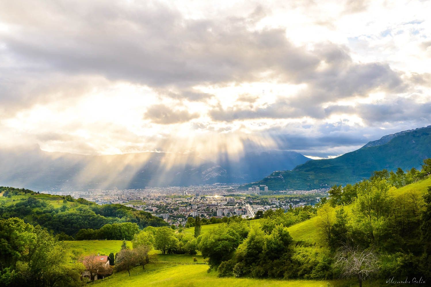 Grenoble depuis Venon