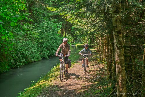 vtt le long du canal